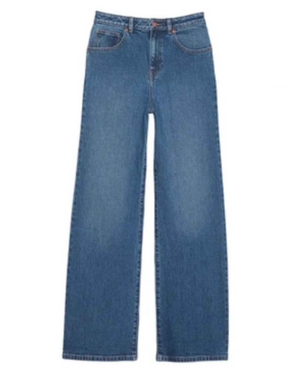 PINK DENIM BY Victoria's secret Pink HIGH-RISE WIDE-LEG JEANS New! 14